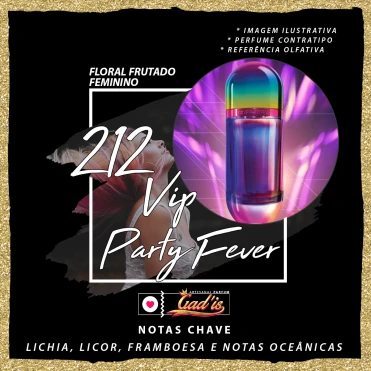 Perfume Similar is 1076 Inspirado em 212 VIP Party Fever Contratipo